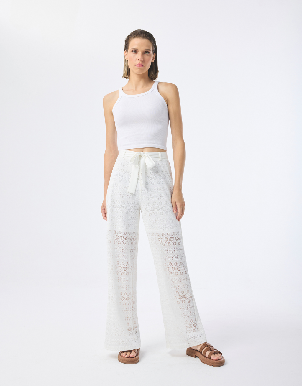 Pantalon en dentelle