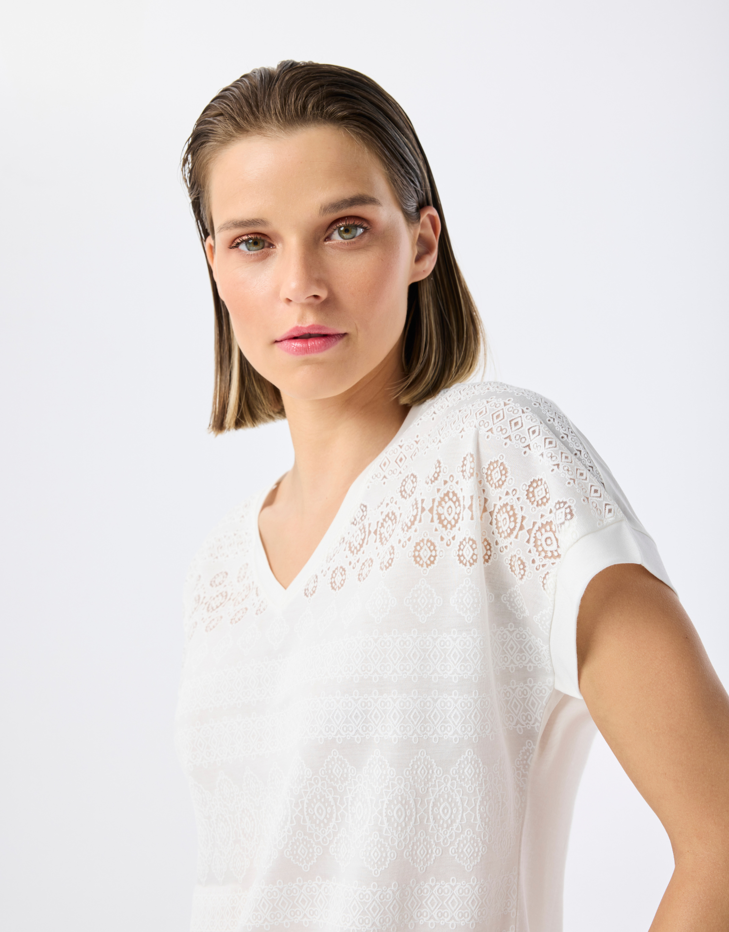 T-shirt en dentelle