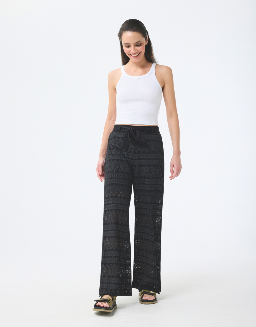 Pantalon en dentelle