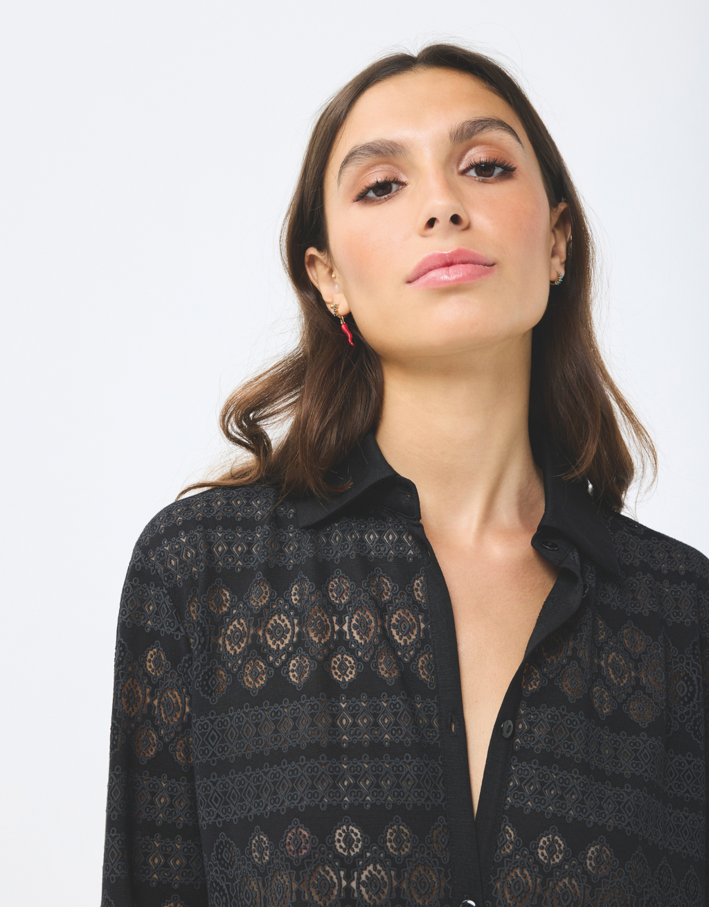 Chemise en dentelle