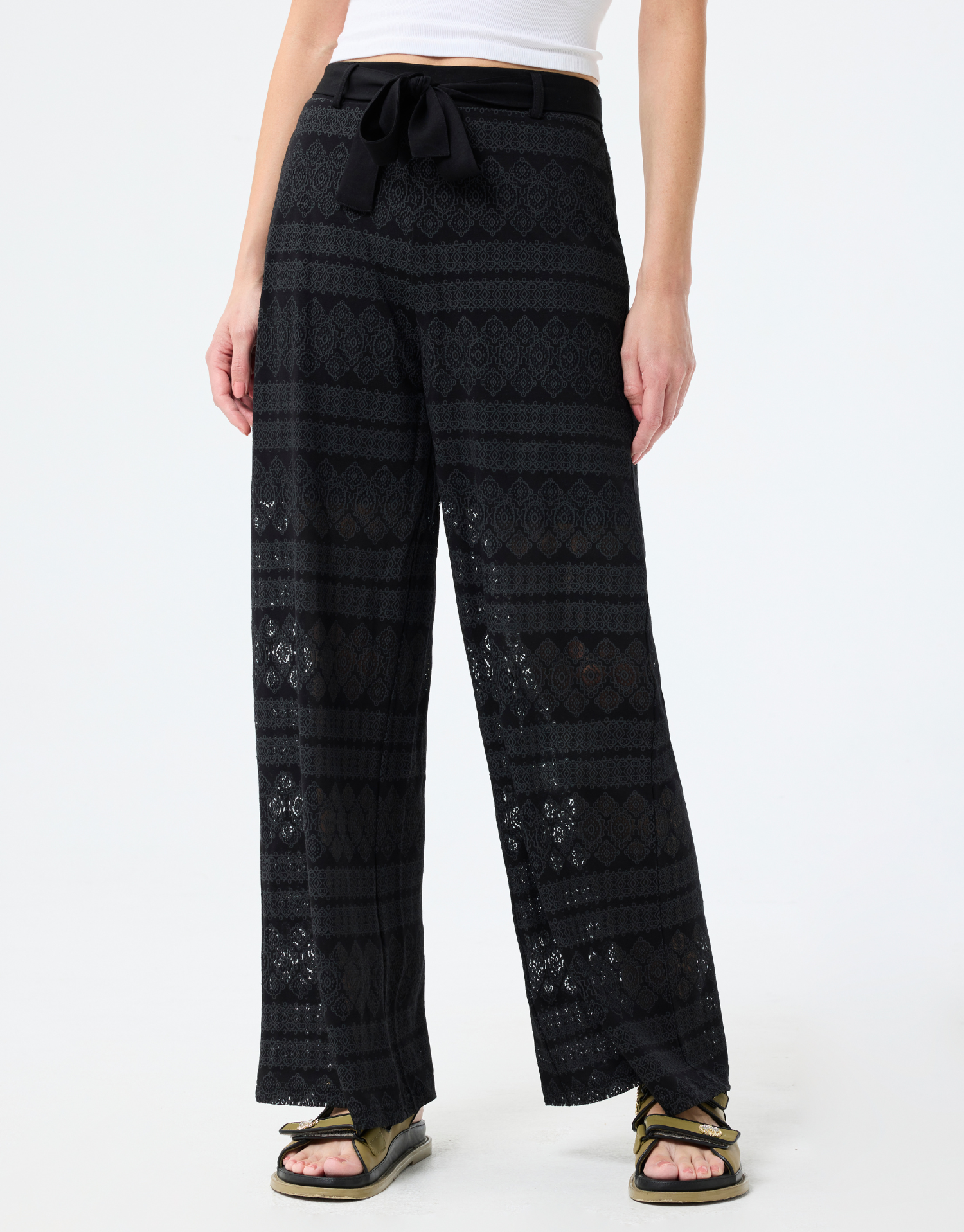 Pantalon en dentelle