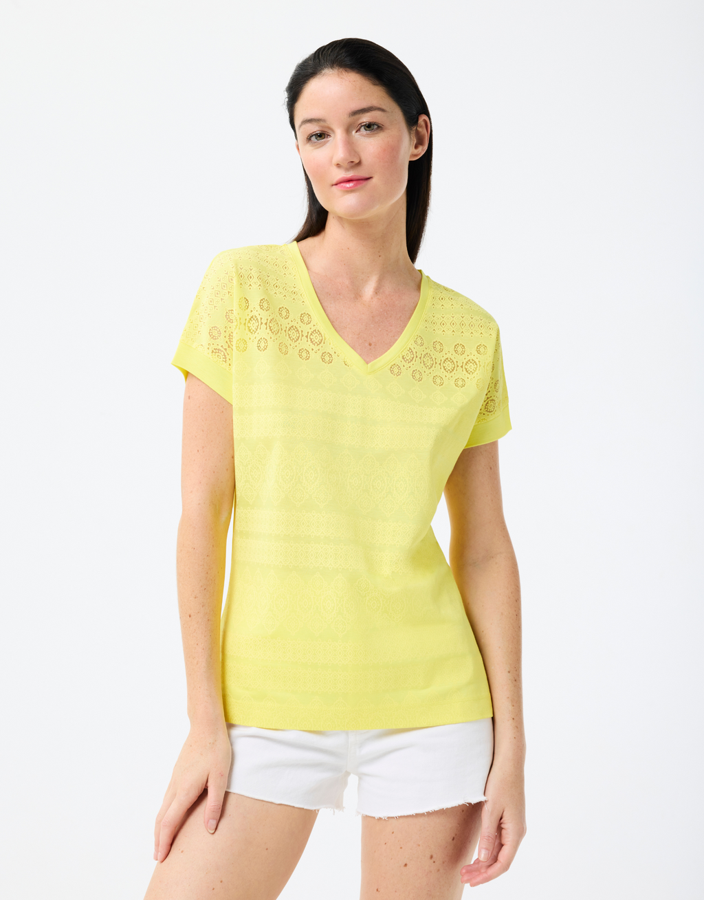 T-shirt en dentelle