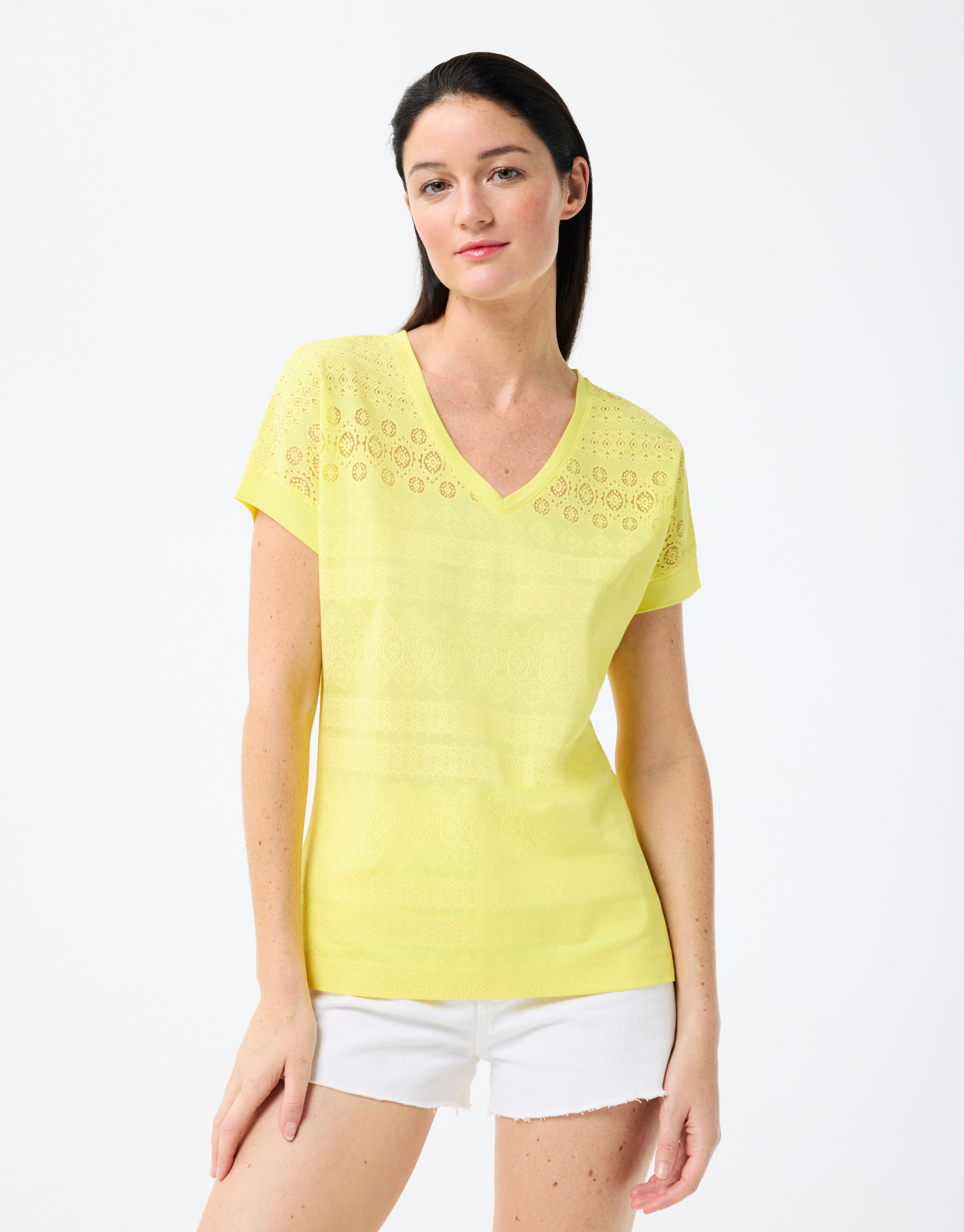 T-shirt en dentelle