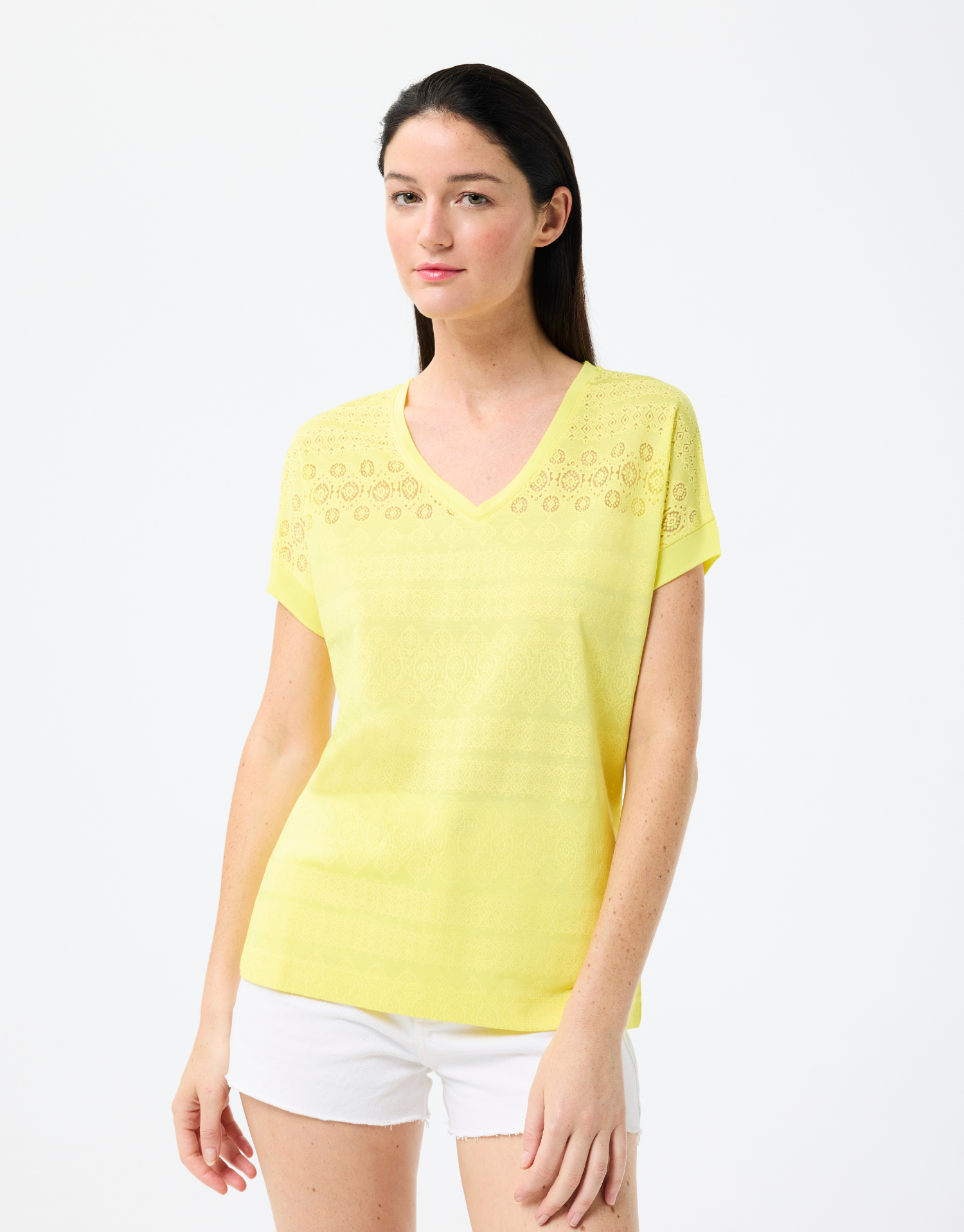T-shirt en dentelle
