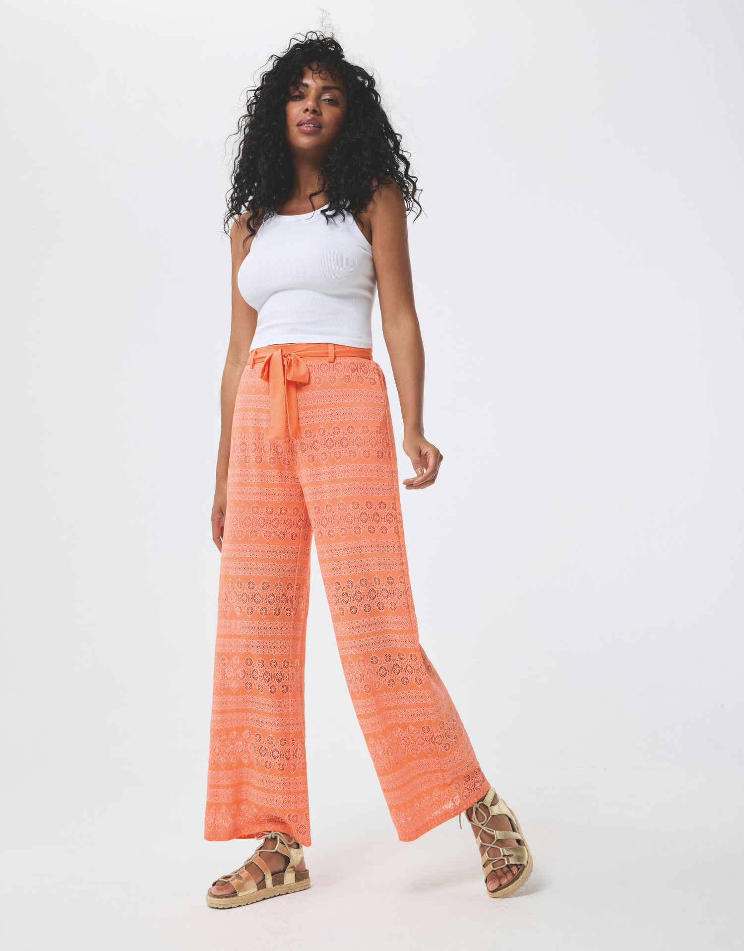 Pantalon en dentelle