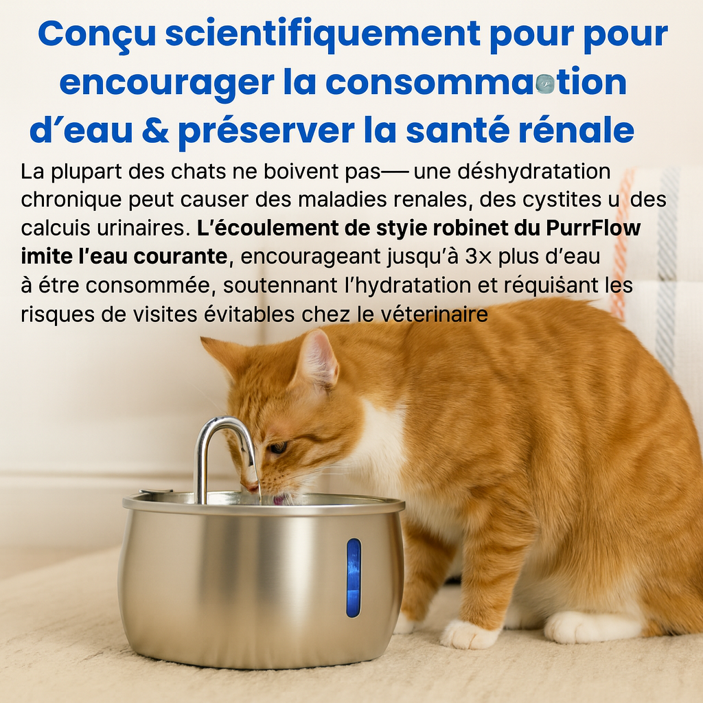 Protégez votre chat de la déshydratation et des urgences urinaires