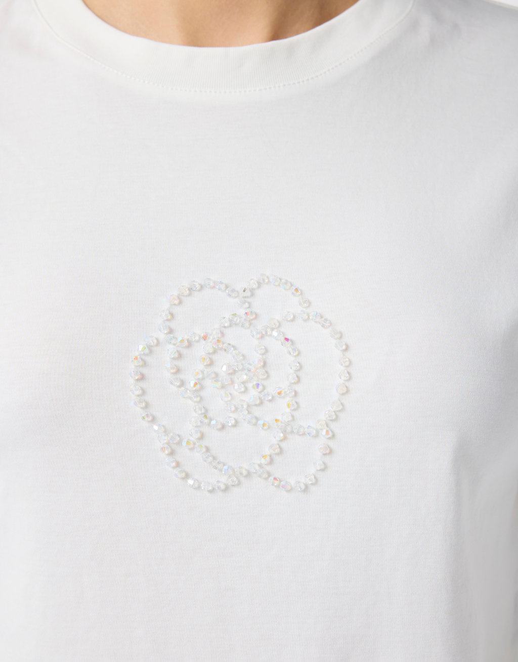 T-shirt Carolina motif fleuri