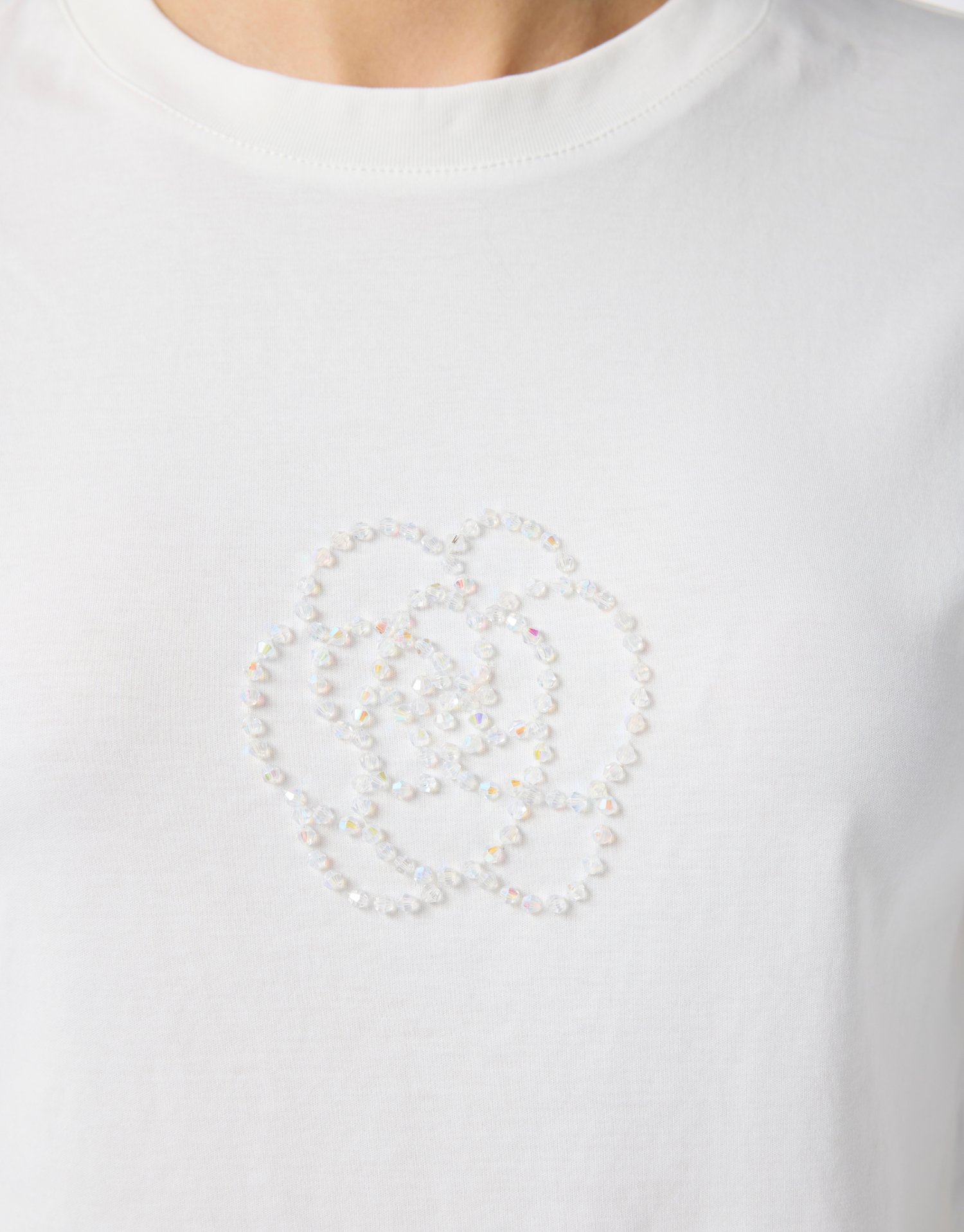 T-shirt Carolina motif fleuri