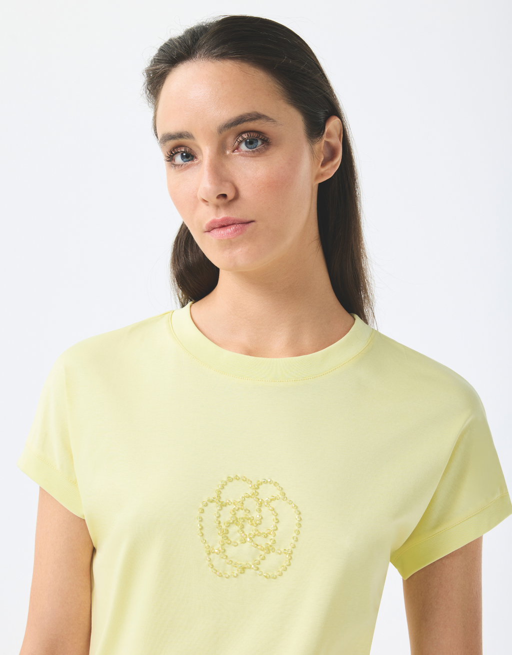 T-shirt Carolina motif fleuri